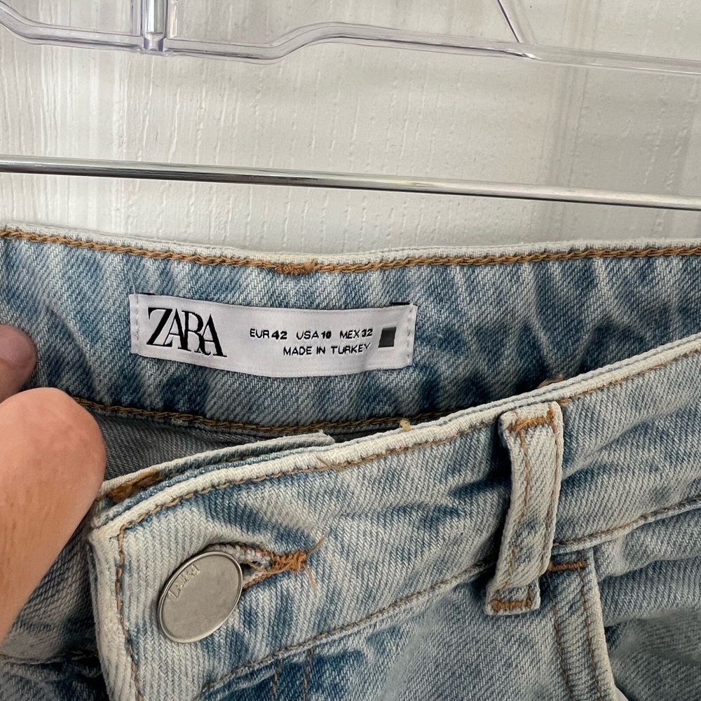 Zara Wide Leg Jeans size 10 - Picture 4 of 4